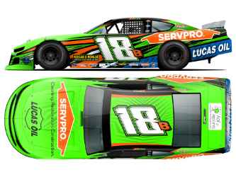 *Preorder* Brexton Busch 2026 Servpro 1:64 Late Model Diecast Brexton Busch, Nascar Diecast, 2026 Nascar Diecast, 1:64 Scale Diecast,