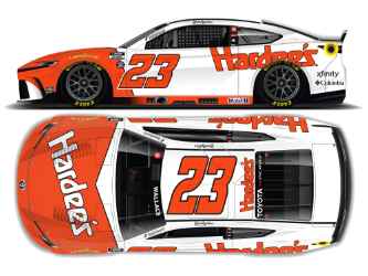 *Preorder* Bubba Wallace 2026 Hardees Flashback 1:24 Flash Coat Color Nascar Diecast Bubba Wallace, Nascar Diecast, 2026 Nascar Diecast, 1:24 Scale Diecast