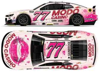 *Preorder* Carson Hocevar 2026 Modo Casino 1:24 Color Chrome Nascar Diecast - FOIL NUMBER DIECAST Carson Hocevar, Nascar Diecast, 2026 Nascar Diecast, 1:24 Scale Diecast