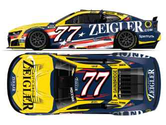*Preorder* Carson Hocevar 2026 Zeigler Patriotic 1:24 Color Chrome Nascar Diecast Carson Hocevar, Nascar Diecast, 2026 Nascar Diecast, 1:24 Scale Diecast