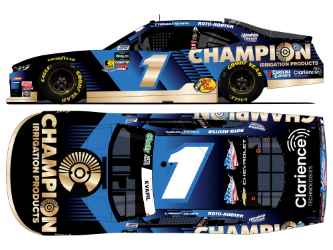*Preorder* Carson Kvapil 2026 Champion Irrigation 1:64 Nascar Diecast - FOIL NUMBER CAR - OReilly Auto Parts Series Carson Kvapil, Nascar Diecast, 2026 Nascar Diecast, 1:64 Scale Diecast,