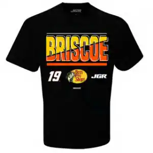 Chase Briscoe 2025 Bass Pro Shops Name & Number 19 T-Shirt Black Chase Briscoe, Tee, NASCAR, 2025
