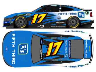 *Preorder* Chris Buescher 2026 Fifth Third Bank Throwback 1:24 Elite Nascar Diecast Chris Buescher, Nascar Diecast, 2026 Nascar Diecast, 1:24 Scale Diecast, pre order diecast, Elite