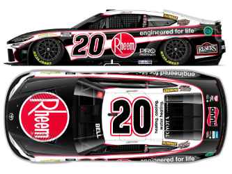 *Preorder* Christopher Bell 2026 Rheem 1:24 Color Chrome Nascar Diecast Christopher Bell, Nascar Diecast, 2026 Nascar Diecast, 1:24 Scale Diecast