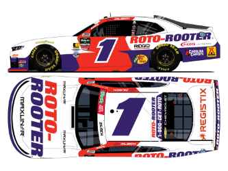 *Preorder* Connor Zilisch 2026 Rotor-Rooter 1:24 Color Chrome OReilly Auto Parts Series Connor Zilisch, Nascar Diecast, 2026 Nascar Diecast, 1:24 Scale Diecast