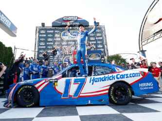 *Preorder* Corey Day 2026 Hendrickcars.com Dover 5/16/26 Race Win 1:24 Color Chrome Nascar Diecast - OReilly Auto Parts Series Corey Day, Nascar Diecast, 2026 Nascar Diecast, 1:24 Scale Diecast