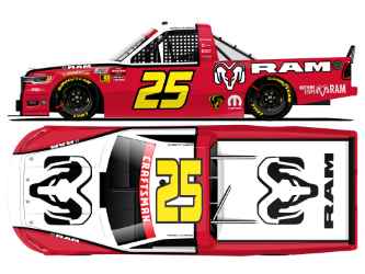 *Preorder* Corey Lajoie 2026 Ram Trucks Throwback 1:24 Nascar Diecast - Truck Series Corey Lajoie, Nascar Diecast, 2026 Nascar Diecast, 1:24 Scale Diecast