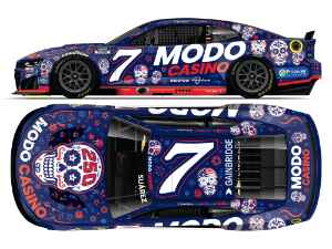*Preorder* Daniel Suarez 2026 Modo Casino Sugar Skulls 1:24 Nascar Diecast Daniel Suarez, Nascar Diecast, 2026 Nascar Diecast, 1:24 Scale Diecast