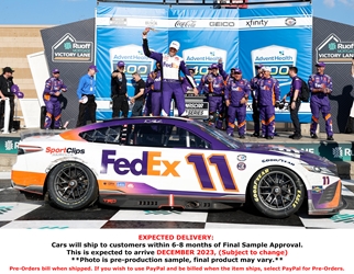 *Preorder* Denny Hamlin 2023 FedEx Kansas 5/7 Race Win Race Win 1:64 Nascar Diecast Denny Hamlin, Nascar Diecast, 2023 Nascar Diecast, 1:64 Scale Diecast,