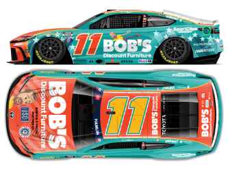 *Preorder* Denny Hamlin 2026 Bobs Discount Furniture Patriotic 1:24 Color Chrome Nascar Diecast Denny Hamlin, Nascar Diecast, 2026 Nascar Diecast, 1:24 Scale Diecast