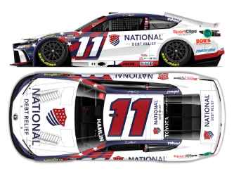 *Preorder* Denny Hamlin 2026 National Debt Relief 1:24 Nascar Diecast Denny Hamlin, Nascar Diecast, 2026 Nascar Diecast, 1:24 Scale Diecast