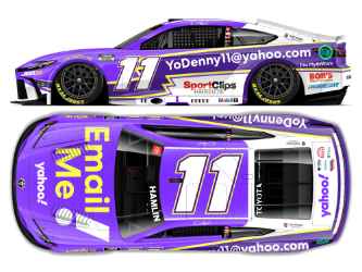 *Preorder* Denny Hamlin 2026 Yahoo! Email Me 1:24 Raw Nascar Diecast Denny Hamlin, Nascar Diecast, 2026 Nascar Diecast, 1:24 Scale Diecast