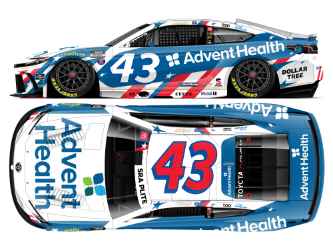 *Preorder* Erik Jones 2026 AdventHealth Patriotic 1:24 Color Chrome Nascar Diecast Erik Jones, Nascar Diecast, 2026 Nascar Diecast, 1:24 Scale Diecast