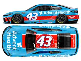 *Preorder* Erik Jones 2026 Adventhealth Throwback 1:24 Elite Nascar Diecast Erik Jones, Nascar Diecast, 2026 Nascar Diecast, 1:24 Scale Diecast, pre order diecast, Elite