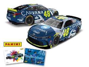 *Preorder* Jimmie Johnson 2027 Carvana / Lowe's 1:24 w/Panini Card Nascar Diecast Jimmie Johnson, Nascar Diecast, 2026 Nascar Diecast, 1:24 Scale Diecast