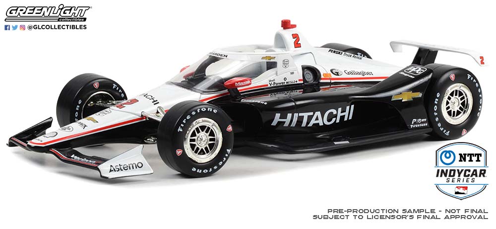 *Preorder* Josef Newgarden #2 2023 Hitachi / Team Penske - NTT IndyCar Series 1:18 Scale IndyCar Diecast Josef Newgarden, 2023,1:18, diecast, greenlight, indy