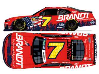 *Preorder* Justin Allgaier 2026 Brandt Patriotic 1:24 Flash Coat Color Nascar Diecast - OReilly Auto Parts Series Justin Allgaier, Nascar Diecast, 2026 Nascar Diecast, 1:24 Scale Diecast