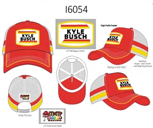 Kyle Busch 2022 M&Ms Retro Stripe Hat - Adult OSFM Kyle Busch, M&M's, 2022, NASCAR Cup Series