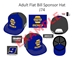 *Preorder* Kyle Busch #8 3CHI - Adult Flat Bill Sponsor Hat OSFM - CX8-J743C
