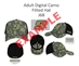 *Preorder* Kyle Busch #8 - Adult Digital Camo Fitted Hat OSFM - CX8-J6808-SM/MD