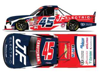 *Preorder* Landen Lewis 2026 J.F. Electric 1:24 Nascar Diecast - FOIL NUMBER - Truck Series Landen Lewis, Nascar Diecast, 2026 Nascar Diecast, 1:24 Scale Diecast