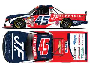 *Preorder* Landen Lewis 2026 J.F. Electric 1:24 Nascar Diecast - FOIL NUMBER - Truck Series Landen Lewis, Nascar Diecast, 2026 Nascar Diecast, 1:24 Scale Diecast