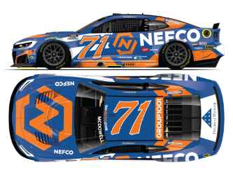 *Preorder* Michael McDowell 2026 NEFCO 1:24 Raw Nascar Diecast Michael McDowell, Nascar Diecast, 2026 Nascar Diecast, 1:24 Scale Diecast