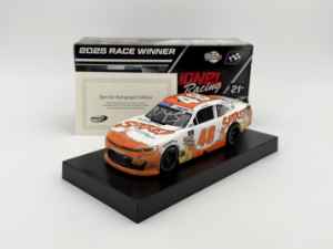Nick Sanchez Autographed 2025 Spiked Coolers Echopark 06/27/25 Race Win 1:24 Nascar Diecast - Xfinity Series Nick Sanchez, Nascar Diecast, 2025 Nascar Diecast, 1:24 Scale Diecast, Autograph