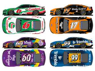 *Preorder* RFK 2026 Daytona Tribute 4-Car Set 1:64 Nascar Diecast-FOIL NUMBER DIECAST Ryan Preece, Brad Keselowski, Chris Buescher, Corey Lajoie, Nascar diecast