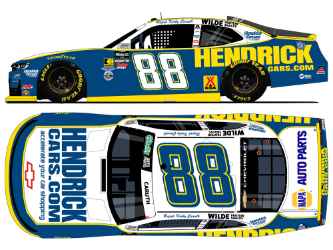 *Preorder* Rajah Caruth Autographed 2026 Hendrickcars.com San Diego 1:24 Nascar Diecast - OReilly Auto Parts Series Rajah Caruth, Nascar Diecast, 2026 Nascar Diecast, 1:24 Scale Diecast
