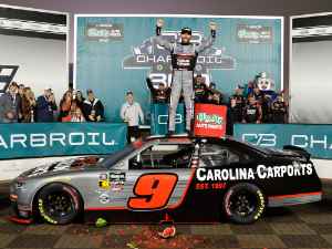 *Preorder* Ross Chastain 2026 Carolina Carports Charlotte 5/23/26 Race Win 1:24 Nascar Diecast - O'Reilly Auto Parts Series Ross Chastain, Nascar Diecast, 2026 Nascar Diecast, 1:24 Scale Diecast