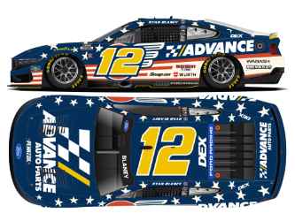 *Preorder* Ryan Blaney 2026 Advance Auto Parts Patriotic 1:24 Flash Coat Color  Nascar Diecast Ryan Blaney, Nascar Diecast, 2026 Nascar Diecast, 1:24 Scale Diecast