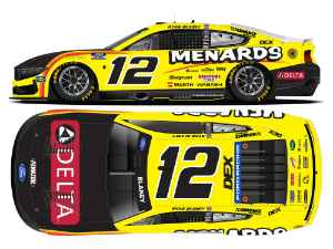 *Preorder* Ryan Blaney 2026 Menards/Delta 1:24 Color Chrome Nascar Diecast Ryan Blaney, Nascar Diecast, 2026 Nascar Diecast, 1:24 Scale Diecast
