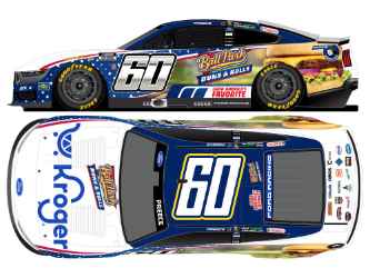 *Preorder* Ryan Preece 2026 Kroger/Ball Park Buns & Rolls 1:24 Liquid Color Nascar Diecast - FOIL NUMBER DIECAST Ryan Preece, Nascar Diecast, 2026 Nascar Diecast, 1:24 Scale Diecast