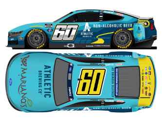*Preorder* Ryan Preece Autographed 2026 Marianos/Athletic Brewing Co. 1:24 Nascar Diecast - FOIL NUMBER DIECAST Ryan Preece, Nascar Diecast, 2026 Nascar Diecast, 1:24 Scale Diecast