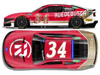 *Preorder* Todd Gilliland 2026 Ruedebusch Throwback 1:24 Elite Nascar Diecast Todd Gilliland, Nascar Diecast, 2026 Nascar Diecast, 1:24 Scale Diecast, pre order diecast, Elite