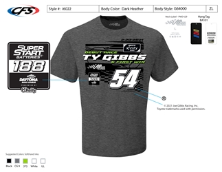 Ty Gibbs 2021 First Xfinity Series Race & Win Daytona Road Course Adult 1-Spot Tee Ty Gibbs,  shirt, nascar