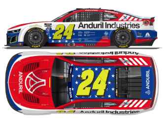 *Preorder* William Byron 2026 Anduril Patriotic 1:24 Flash Coat Color Nascar Diecast William Byron, Nascar Diecast, 2026 Nascar Diecast, 1:24 Scale Diecast