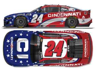 *Preorder* William Byron 2026 Cincinnati 1:24 Color Chrome Nascar Diecast William Byron, Nascar Diecast, 2026 Nascar Diecast, 1:24 Scale Diecast
