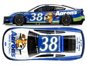 *Preorder* Zane Smith 2026 Aaron's Lucky Dog 1:24 Color Chrome Nascar Diecast Zane Smith, Nascar Diecast, 2026 Nascar Diecast, 1:24 Scale Diecast