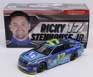 Ricky Stenhouse Jr 2018 Fifth Third Bank 1:24 Color Chrome Nascar Diecast Ricky Stenhouse Jr, Nascar Diecast,2018 Nascar Diecast,1:24 Scale Diecast, pre order diecast