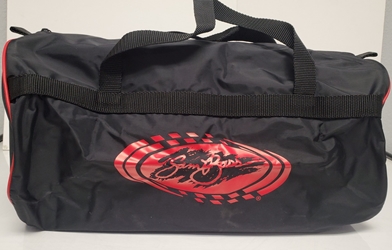 Sam Bass Black w/ Red Accents Duffle Bag , diecast collectibles, nascar collectibles, nascar apparel, diecast cars, die-cast, racing collectibles, nascar die cast, lionel nascar, lionel diecast, action diecast,racing collectibles, historical diecast,cooler