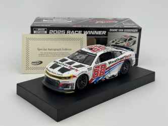 Shane Van Gisbergen Autographed  2025 Weathertech Watkins Glen 8/10/25 Race Win 1:24 Nascar Diecast - FOIL NUMBER CAR Shane Van Gisbergen, Nascar Diecast, 2025 Nascar Diecast, 1:24 Scale Diecast, Autographed