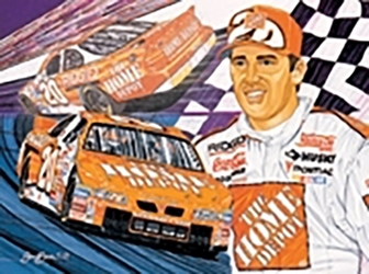Tony Stewart 1999 NASCAR/Rabestos "99 Rookie" Sam Bass Poster 21.5" X 26" Sam Bas Poster