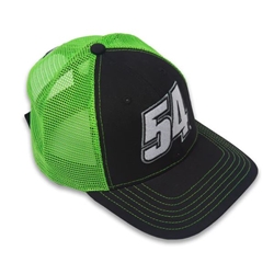 Ty Gibbs #54 Colorblock Hat - Adult OSFM Ty Gibbs, 2022, NASCAR Cup Series