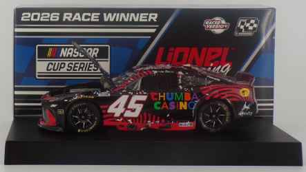 Tyler Reddick 2026 Chumba Casino / Daytona 500 2/15/26 Race Win 1:24 Nascar Diecast Tyler Reddick, Nascar Diecast, 2026 Nascar Diecast, 1:24 Scale Diecast
