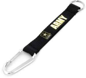 US ARMY CARABINER LANYARD KEYCHAIN US Army, military, keychain