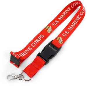 US MARINE (RED) LANYARD US Marines, military, lanyard