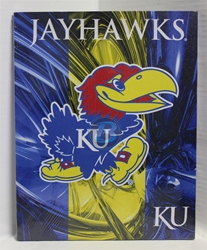University of Kansas KU Jayhawks Canvas 11" x 14" Wall Hanging collectible canvas, ncaa licensed, officially licensed, collegiate collectible, university of