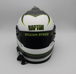 William Byron 2023 Raptor Full Size Replica Helmet William Byron, Helmet, NASCAR, BrandArt, Full Size Helmet, Replica Helmet